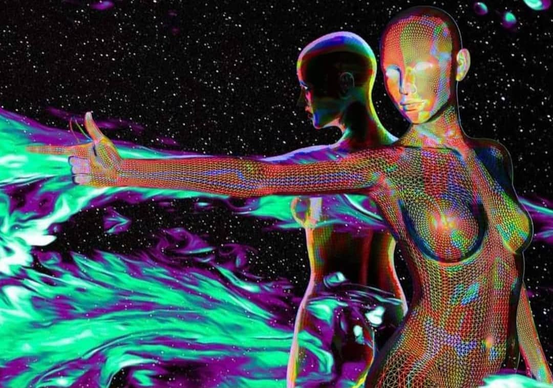 Digital Art Trabajo colaborativo junto a @auramixta #digital #art #col…