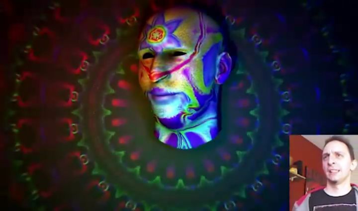 3D Psychedelic Scan Art (realtime) Model: @borghiandres Made by @vjrav…