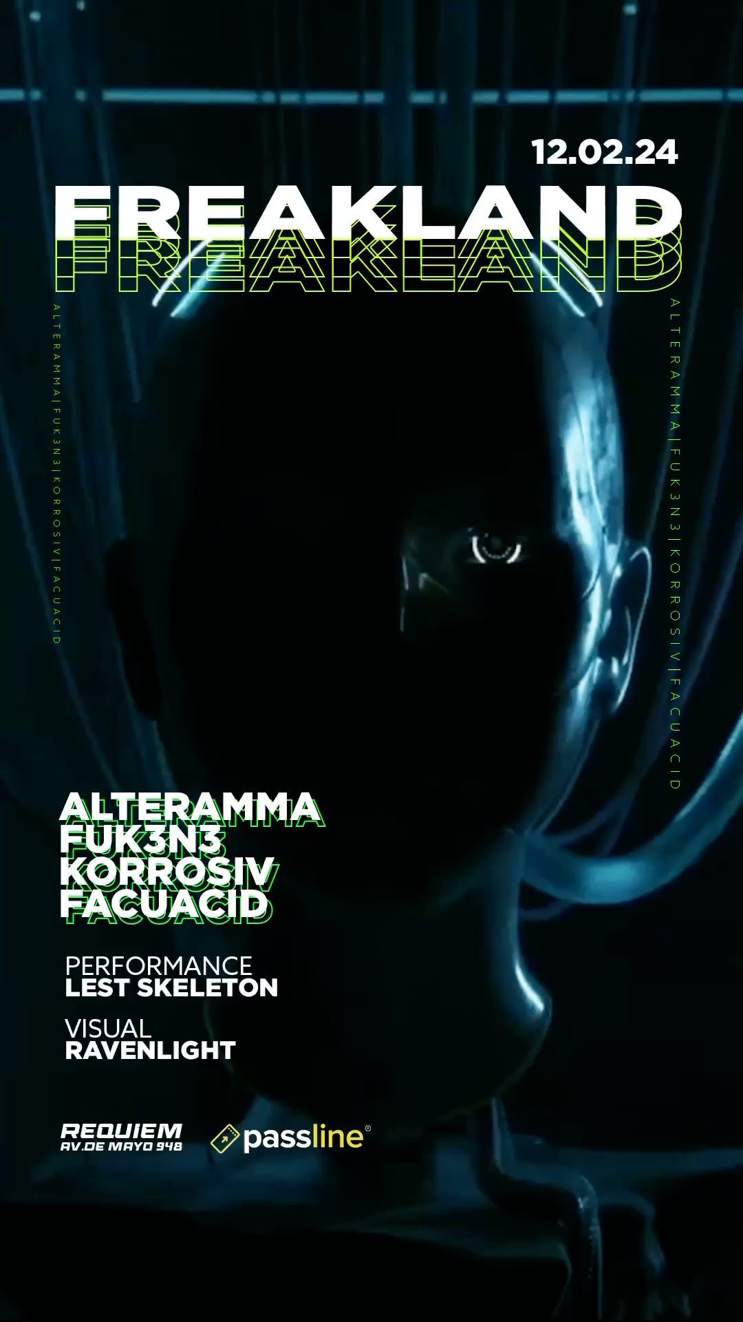 Freakland 12 de febrero Alteramma Fuk3n3 Korrosiv @facuacid @requiem.c…