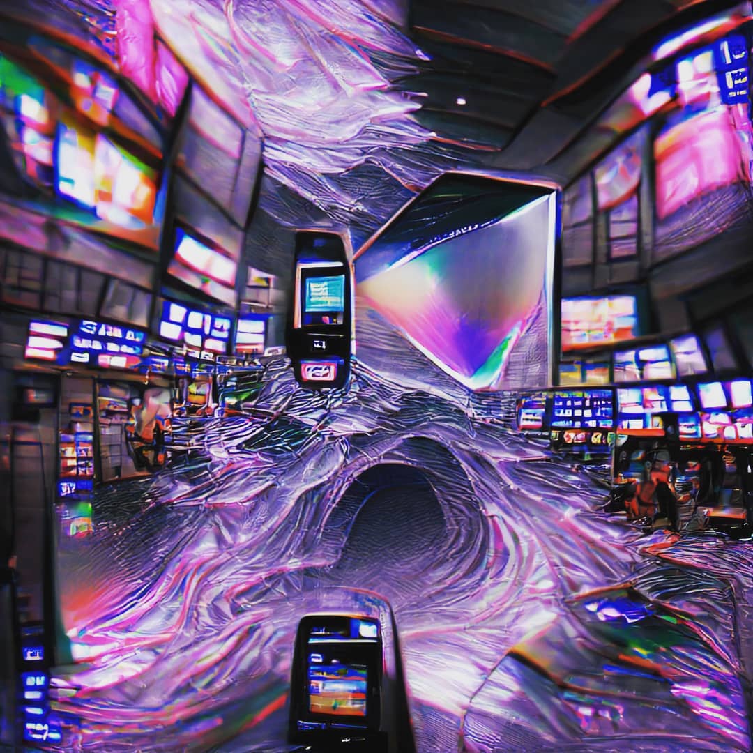 AI Art Digital void #ai #art #digital #trippy #generative #lsd #acid #…