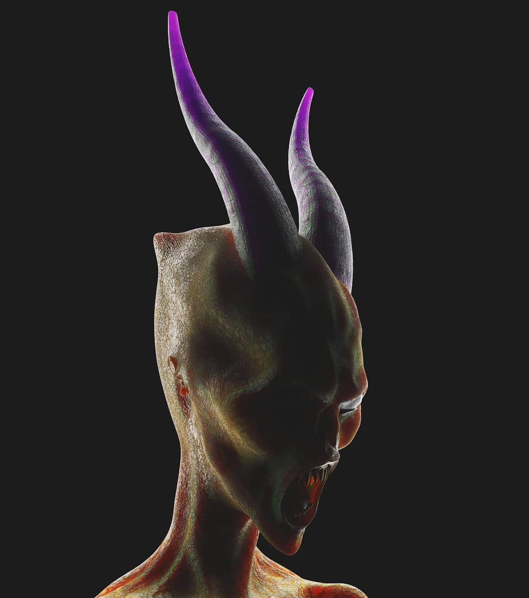 First monster design Made by @roquelogozzo & @vjravenlight #3d #design…