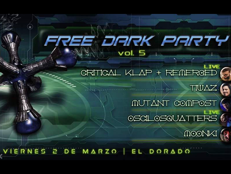 ¨Proximas visuales en: FREE DARK PARTY Vol.5 Viernes 2 de marzo Free D…