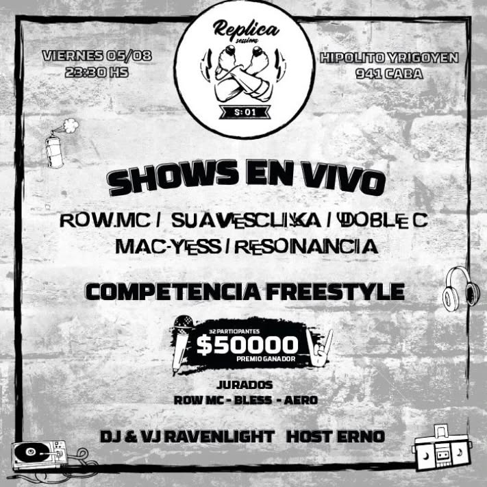 Visuales y & música en @replicasessions