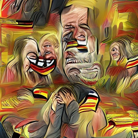 AI Art: schadenfreude Project Ravenlight #AI #artificialintelligence #…