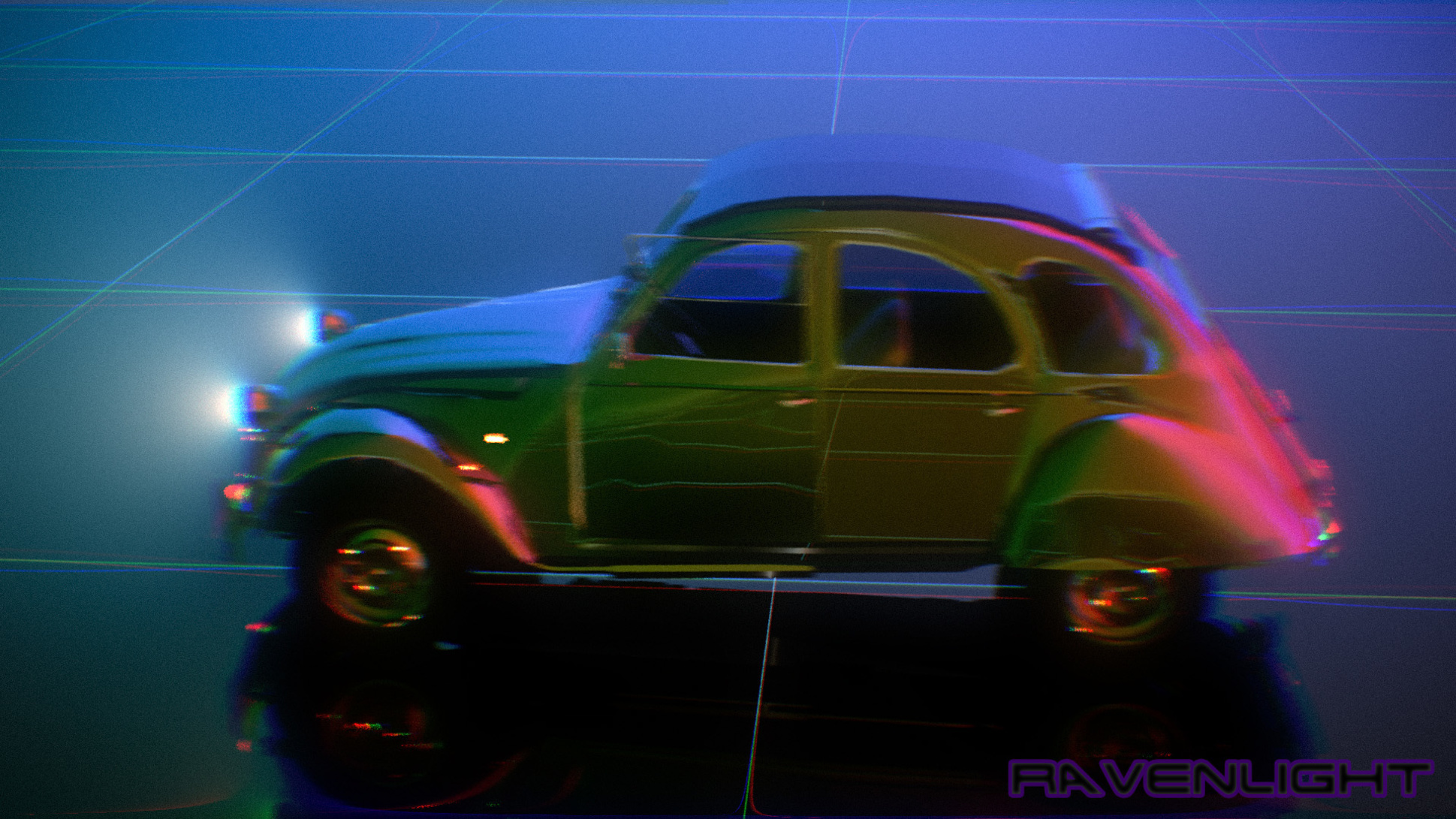 Digital Art (Render art) Tools used Citroen 2CV 3D Model MAXON Cinema …