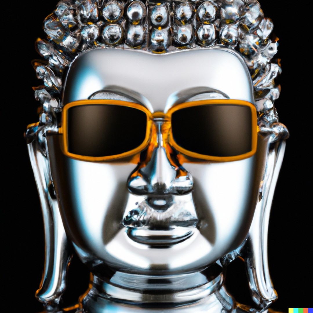 AI Art: Dall-e 2 CYBERNETIC BUDHA TERMINATOR @openaidalle @vjravenligh…