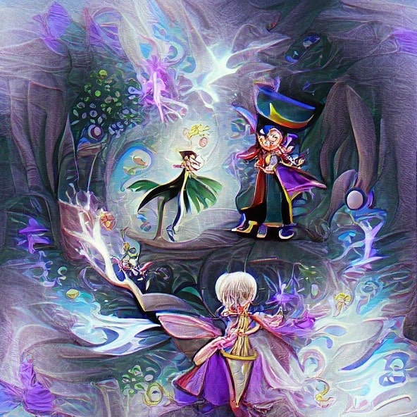 AI Art: The legend of The fairy and The magician @ratablancaoficial @w…