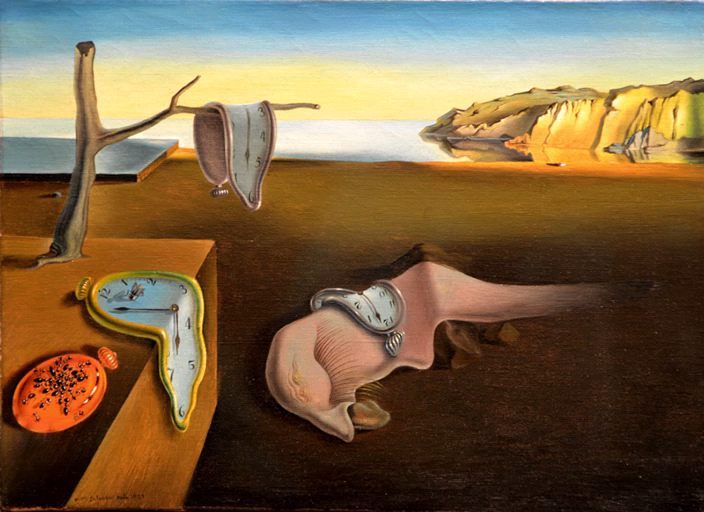 AI Art La persistencia de la memoria Variaciones al estilo de salvador…