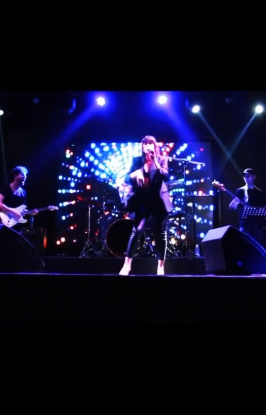 Visuales para @biancherutti En el recital de La Voz de las pibas @vjra…
