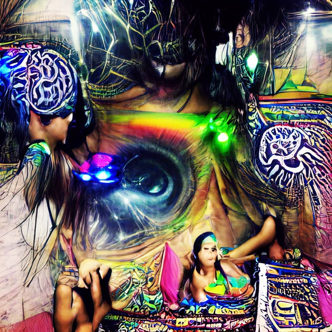 AI Art Psytrance #ai #art #digital #trippy #generative #lsd #acid #abs…