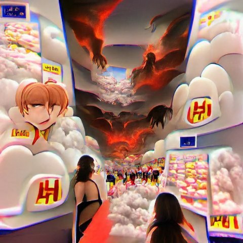 AI Art Heaven or hell #ai #art #digital #trippy #generative #lsd #acid…