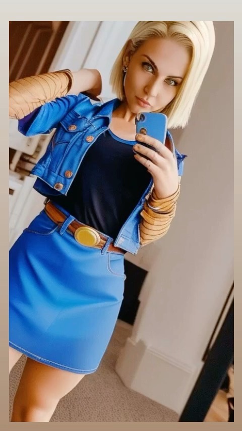 IAvatar Cosplay Android 18 @antonella_menem Project Ravenlight #iavata…