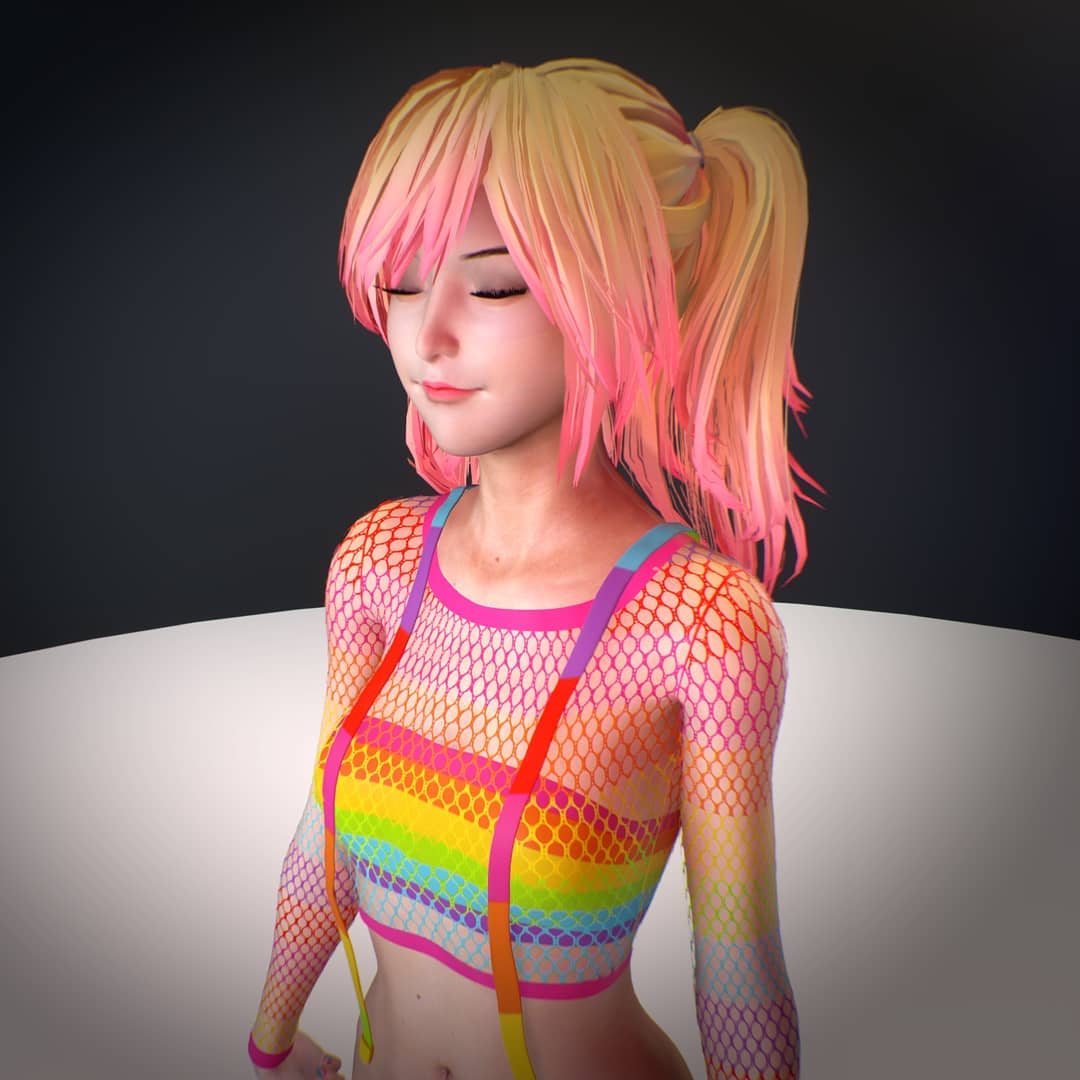 Digital Art (Render art) Project Waifu @VJRavenlight www.ravenlight.ne…