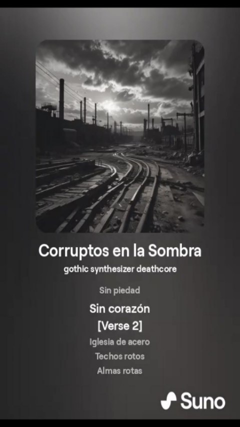 AI Music: Corruptos en la sombra Project Ravenlight #ia #ai #music #co…