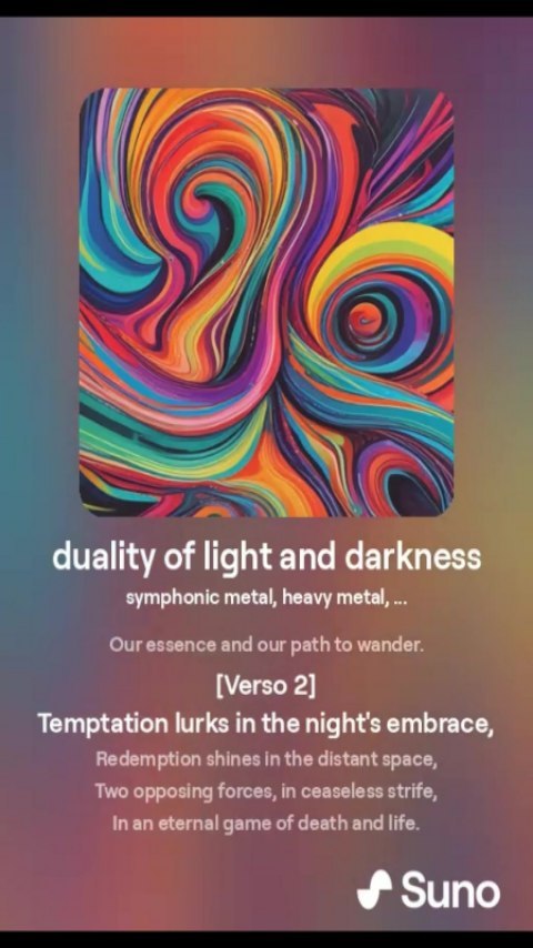 AI Music: Duality of light and darkness Project Ravenlight #ai #music …