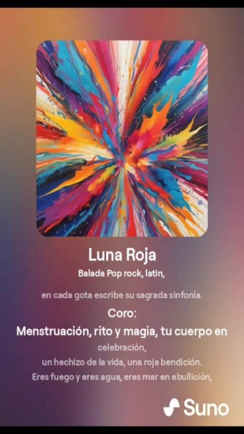 AI Music: Luna Roja (Oda la menstruación) Project Ravenlight #ia #ai #…