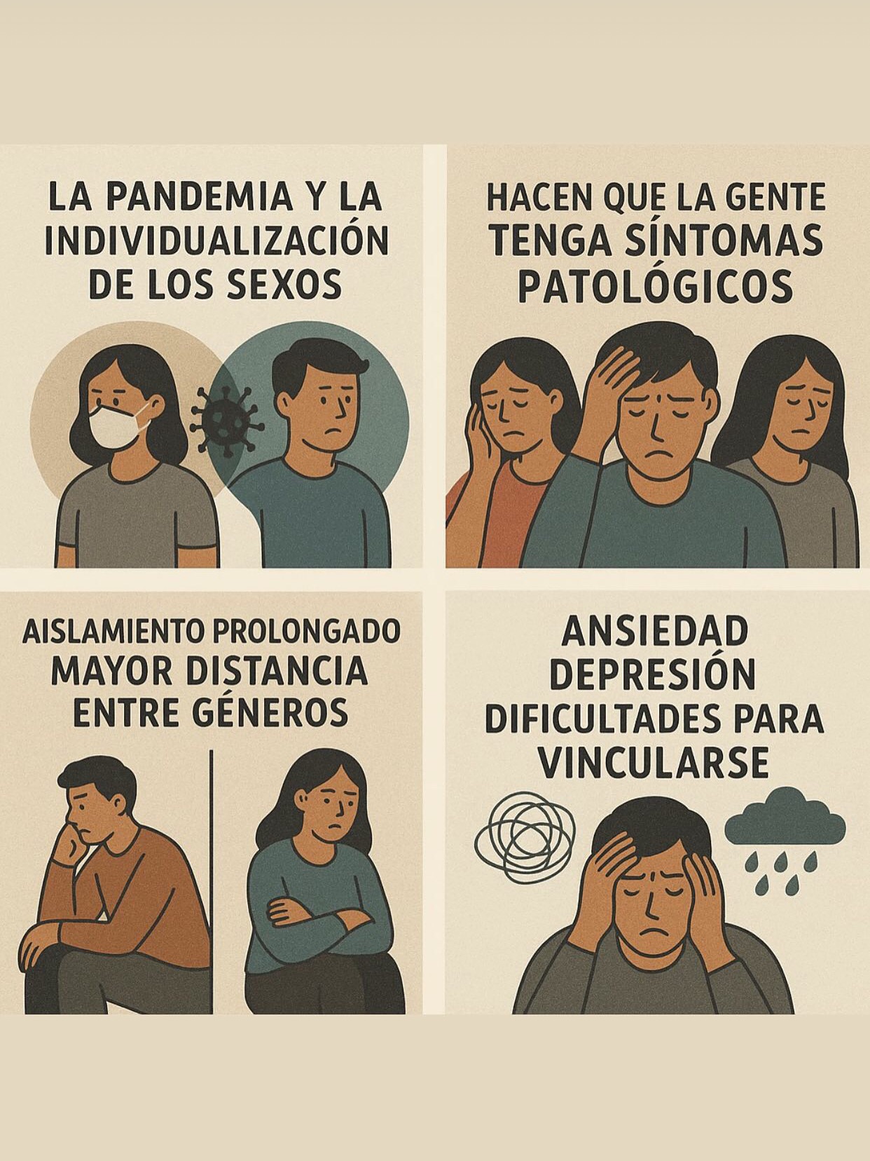 Nos está pasando algo. Nos estamos enfermando de soledad. Después de l…