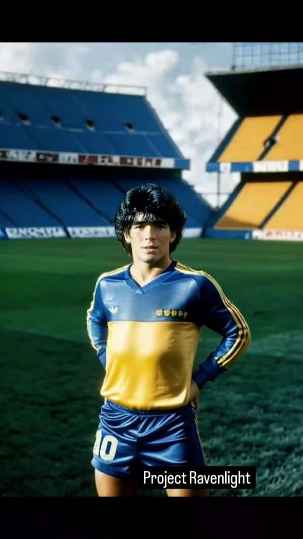 IAvatar Diego Maradona @bocajrsoficial Project Ravenlight #iavatar #av…