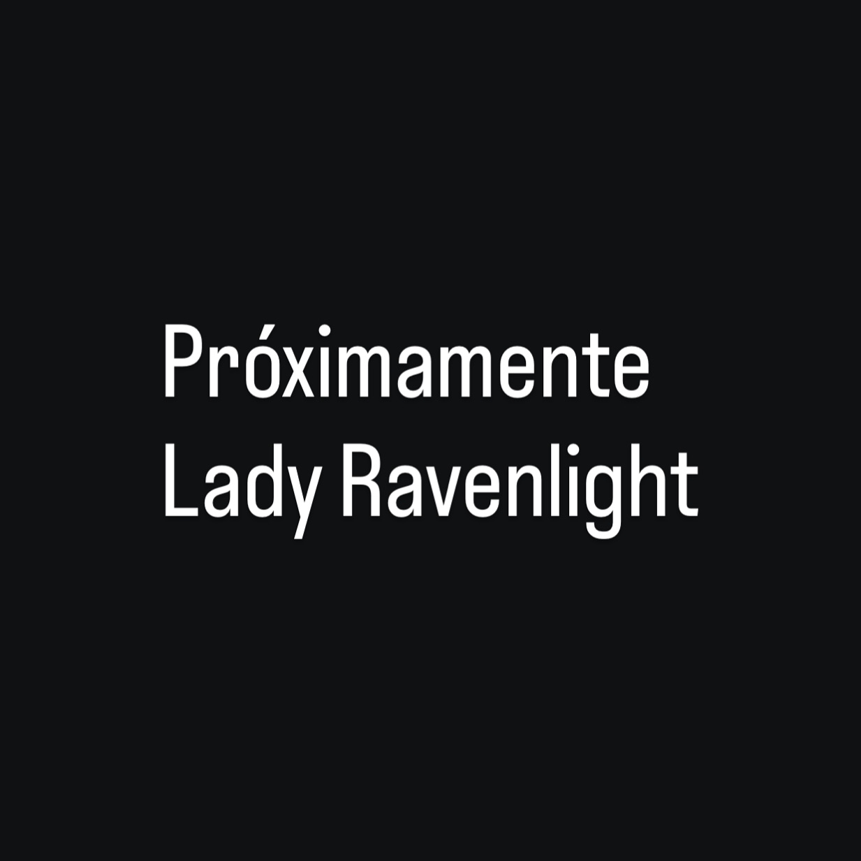 @ladyravenlight Síganla o síganme que no los voy a defraudar