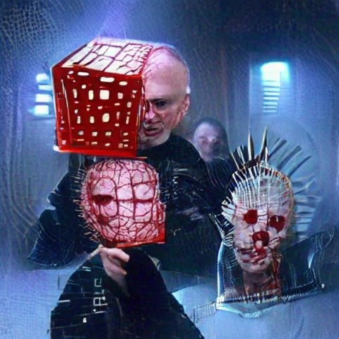AI Art: Hellraiser Using AI system Made by @advadnoun Project Ravenlig…