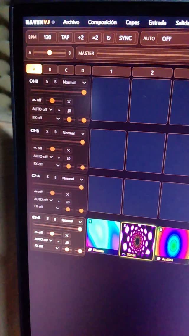 Raven Vj Sistema de visuales en tiempo real Próximamente, nuevas carac…