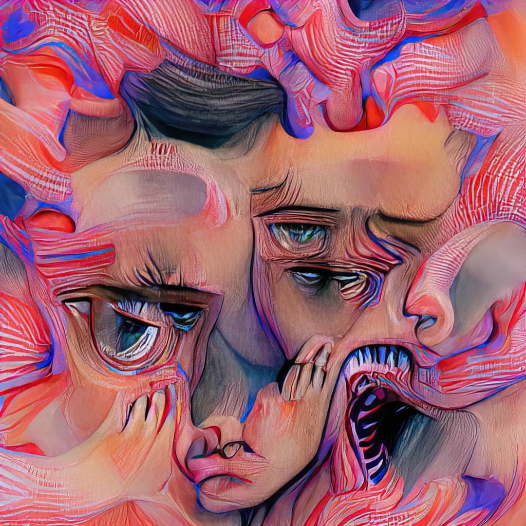 AI Art Anxiety #ai #art #digital #trippy #generative #lsd #acid #abstr…