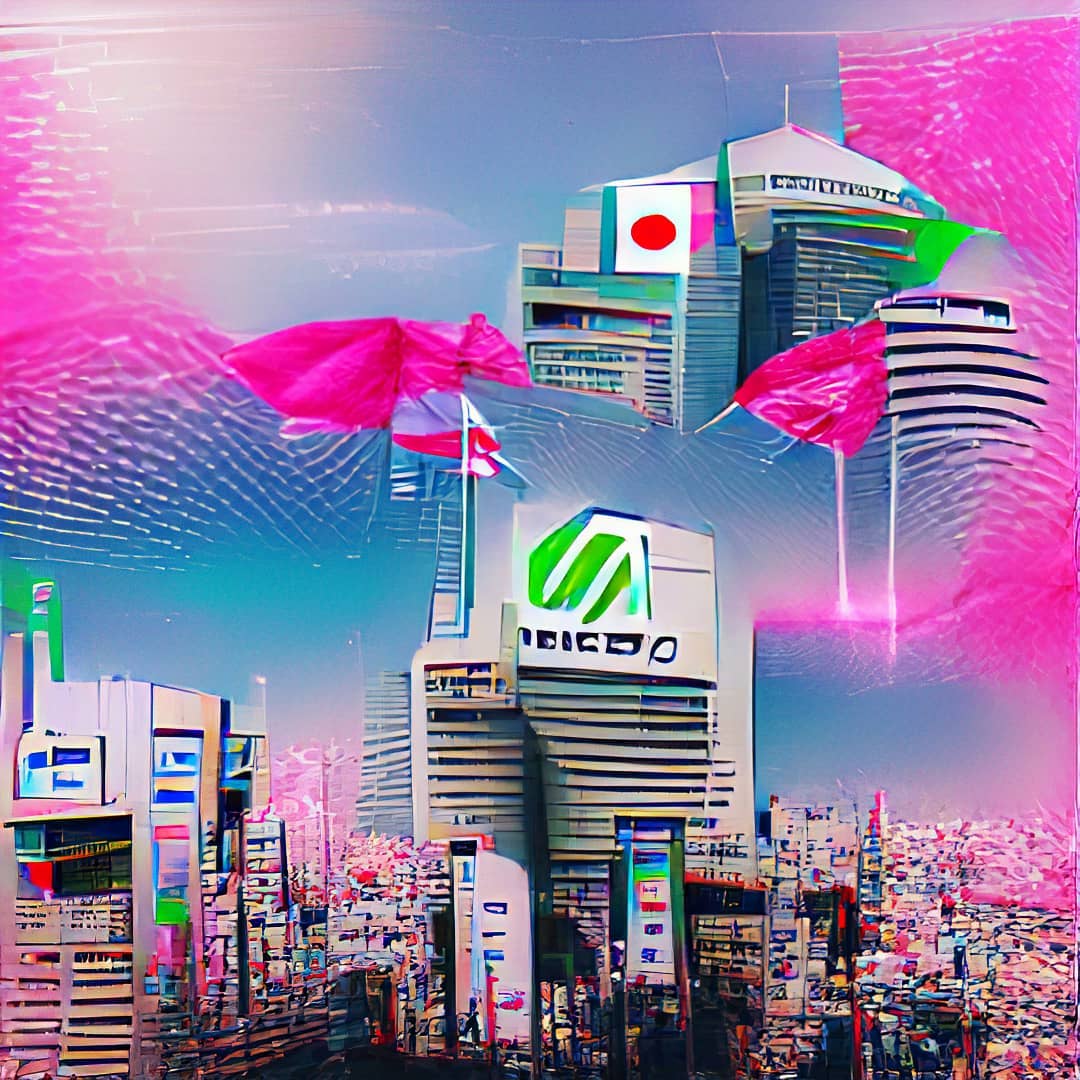 AI Art #neo #japan #ai #art #digital #trippy #generative #lsd #acid #a…
