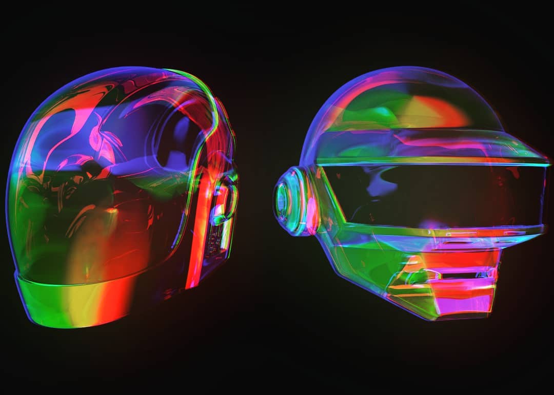 Digital Art @daftpunk Made by @vjravenlight #daftpunk #tribute #3d #ar…