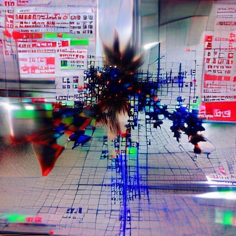 AI Art: Quantum Malfunction Using AI system Made by @advadnoun Project…
