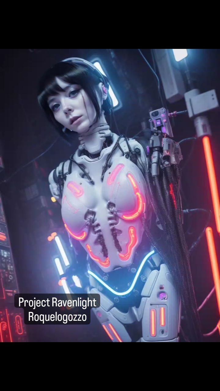 IArt Shibari Cyberdroid Colaboración con @roquelogozzo Project Ravenli…