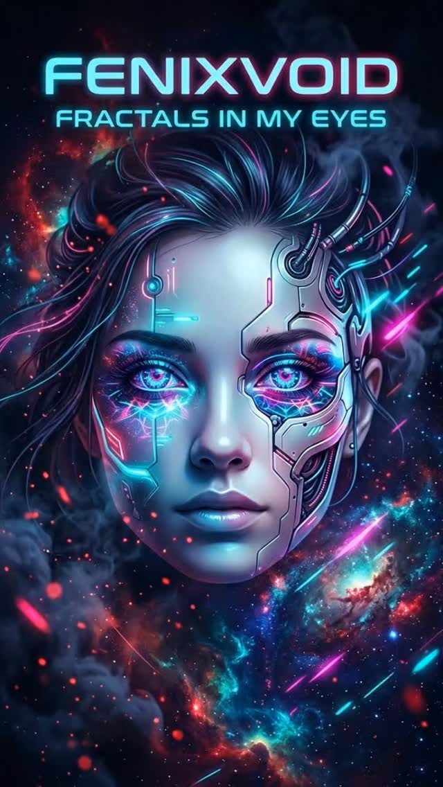 Fractal in my eyes @fenixvoid #psytrance #psychedelic #fractal